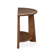 Magnussen Home Tanner Tawny Brown Demilune Sofa Table