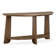 Magnussen Home Tanner Tawny Brown Demilune Sofa Table