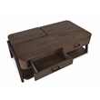 Magnussen Home Hallie Lift Top Storage Cocktail Table With Casters