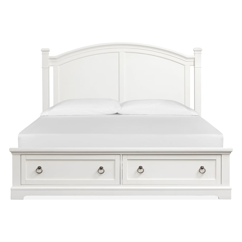 Magnussen Home Kingston Whisper White King Panel Storage Bed