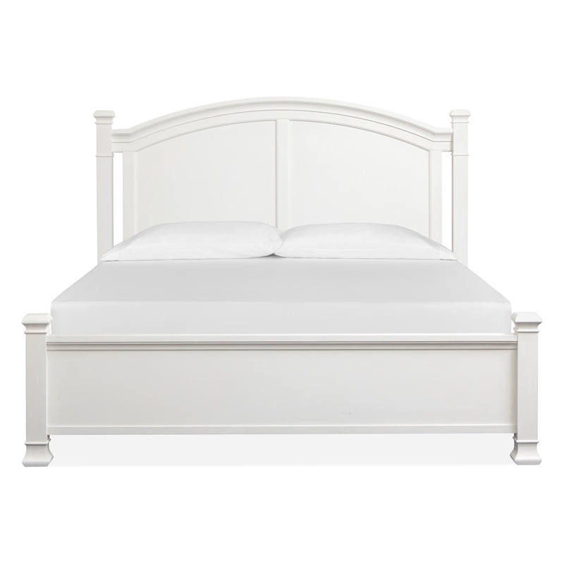 Magnussen Home Kingston Whisper White California King Panel Bed