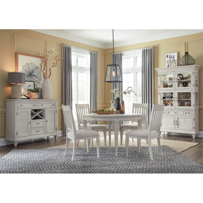 Magnussen Home Newport Alabaster Dining Cabinet