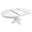 Magnussen Home Charleston White Dove White Extendable 48