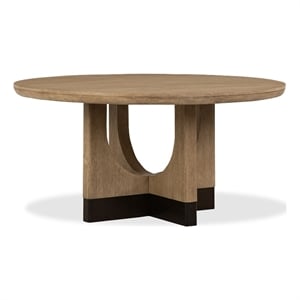 Magnussen Home Tristan Swiss Coffee 60&quot Round Dining Table