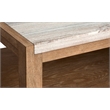 Magnussen Home Plum Creek Sierra Brown Rectangular Cocktail Table With Casters