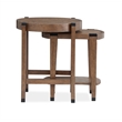 Magnussen Home Kaysen Wallaby And Matte Black Nesting End Table
