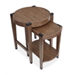 Magnussen Home Kaysen Wallaby And Matte Black Nesting End Table