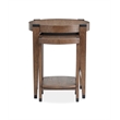 Magnussen Home Kaysen Wallaby And Matte Black Nesting End Table