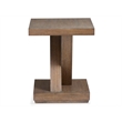 Magnussen Home Lansbury Antique Wheat Rectangular End Table