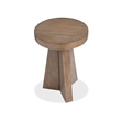 Magnussen Home Lansbury Antique Wheat Round Accent End Table