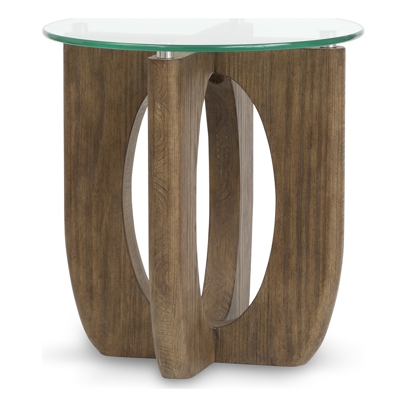 Magnussen Home Lainey Almond Round End Table