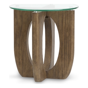 Magnussen Home Lainey Almond Round End Table
