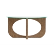 Magnussen Home Lainey Almond Demilune Sofa Table