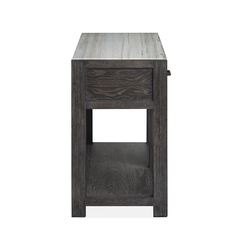 Magnussen Home Plum Creek Ravenwood Black Rectangular Sofa Table
