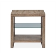 Magnussen Home Conway Spiced Brown Rectangular End Table