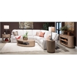 Magnussen Home Sanford Chateau Brown Round End Table