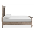 Magnussen Home Lancaster Dovetail Grey California King Shutter Panel Bed