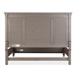 Magnussen Home Lancaster Dovetail Grey California King Shutter Panel Bed