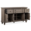 Magnussen Home Lancaster Dovetail Grey Buffet