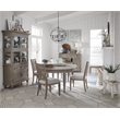 Magnussen Home Lancaster Dovetail Grey Upholstered Side Chair Two Pack