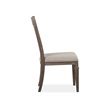 Magnussen Home Lancaster Dovetail Grey Upholstered Side Chair Two Pack