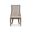 Magnussen Home Lancaster Dovetail Grey Upholstered Arm Chair Two Pack