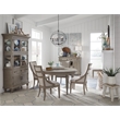 Magnussen Home Lancaster Dovetail Grey Upholstered Arm Chair Two Pack