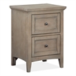 Magnussen Home Paxton Place Dovetail Grey Small Drawer Nightstand