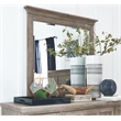 Magnussen Home Paxton Place Dovetail Grey Drawer Dresser With Landscape Mirror