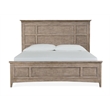 Magnussen Home Paxton Place Dovetail Grey King Panel Storage Bed