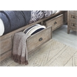 Magnussen Home Paxton Place Dovetail Grey King Panel Storage Bed