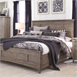 Magnussen Home Paxton Place Dovetail Grey King Panel Storage Bed
