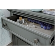 Magnussen Home Charleston Harbor Gray Grey Drawer Nightstand