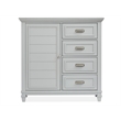 Magnussen Home Charleston Harbor Gray Grey 1-Door Bedroom Chest