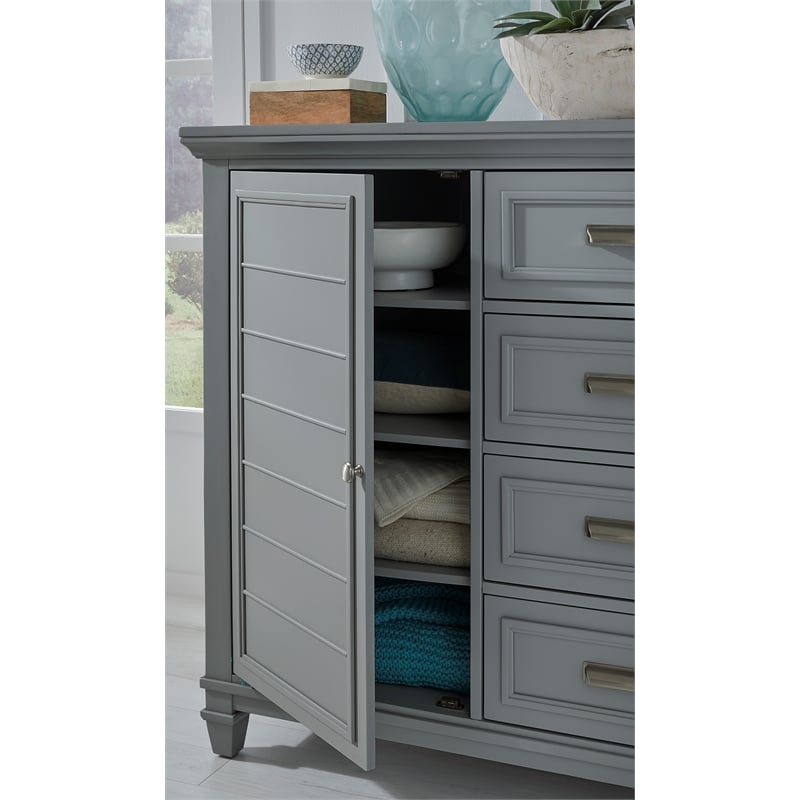 Magnussen Home Charleston Harbor Gray Grey 1-Door Bedroom Chest