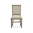 Magnussen Home Paxton Place Dovetail Grey Step Upholstered Side Chair Two Pack