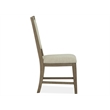 Magnussen Home Paxton Place Dovetail Grey Step Upholstered Side Chair Two Pack