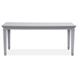 Magnussen Home Charleston Harbor Gray Grey Extendable Rectangular Dining Table