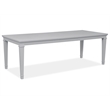 Magnussen Home Charleston Harbor Gray Grey Extendable Rectangular Dining Table