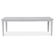 Magnussen Home Charleston Harbor Gray Grey Extendable Rectangular Dining Table