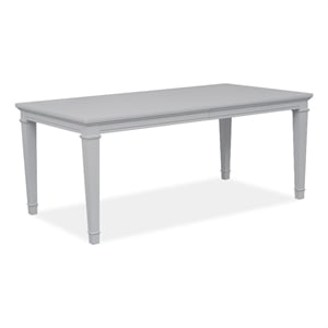 Magnussen Home Charleston Harbor Gray Grey Extendable Rectangular Dining Table