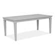 Magnussen Home Charleston Harbor Gray Grey Extendable Rectangular Dining Table