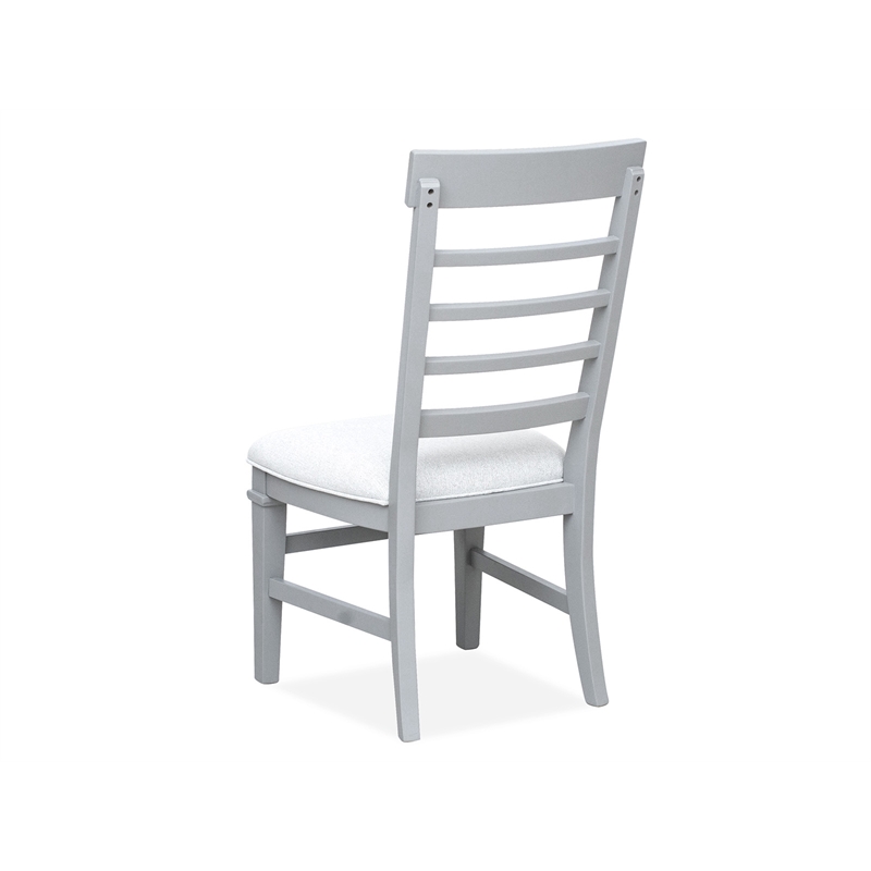 Magnussen Home Charleston Harbor Gray Grey Upholstered Side Chair Two Pack