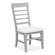 Magnussen Home Charleston Harbor Gray Grey Upholstered Side Chair Two Pack