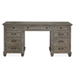 Magnussen Home Lancaster Dovetail Grey Executive Desk