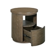 Magnussen Home Bosley Lt. Brown Porpoise Round End Table