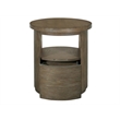 Magnussen Home Bosley Lt. Brown Porpoise Round End Table