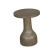 Magnussen Home Bosley Lt. Brown Porpoise Round Accent Table