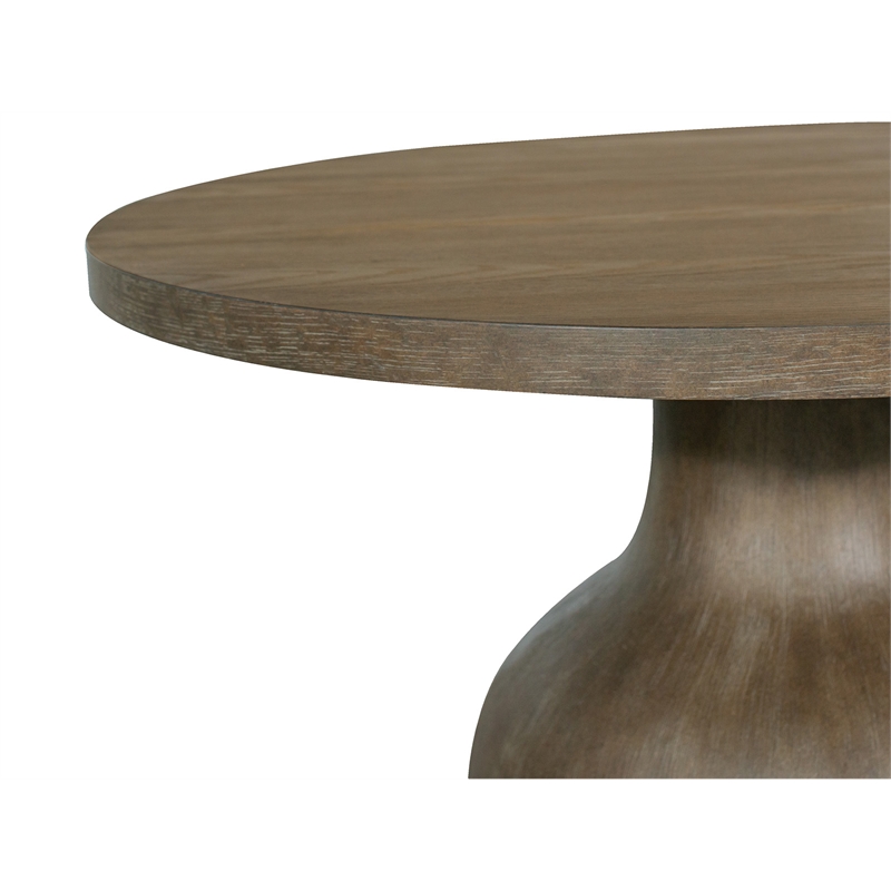 Magnussen Home Bosley Lt. Brown Porpoise Round Cocktail Table