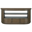 Magnussen Home Bosley Lt. Brown Porpoise Demilune Console